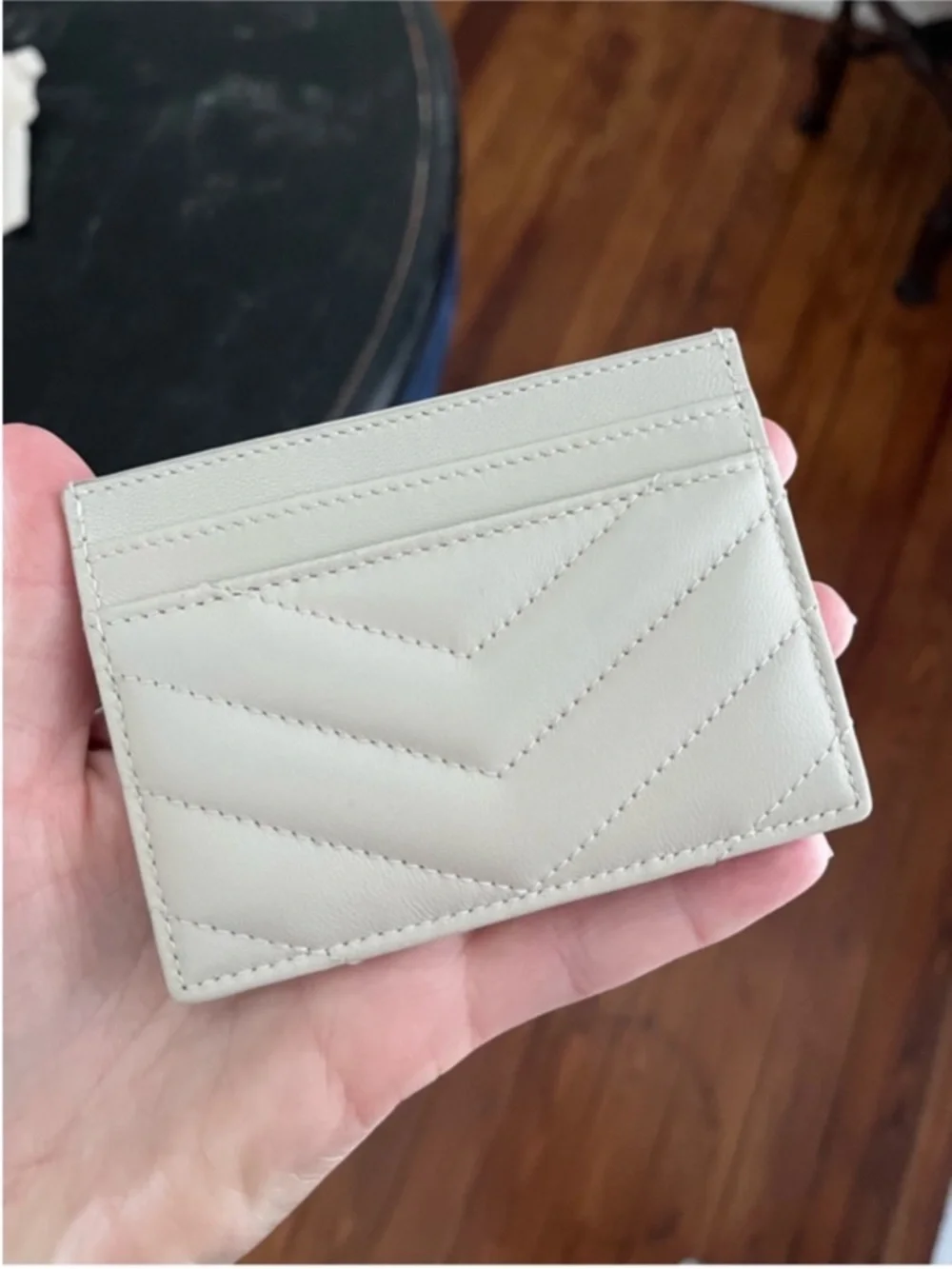 YSL Lambskin Card Holder - Picture 3 of 16